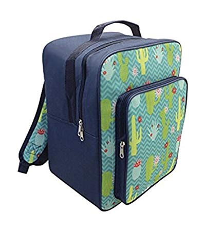 Alfresco Cactus Insulated Cooler Bag School Rucksack Backpack