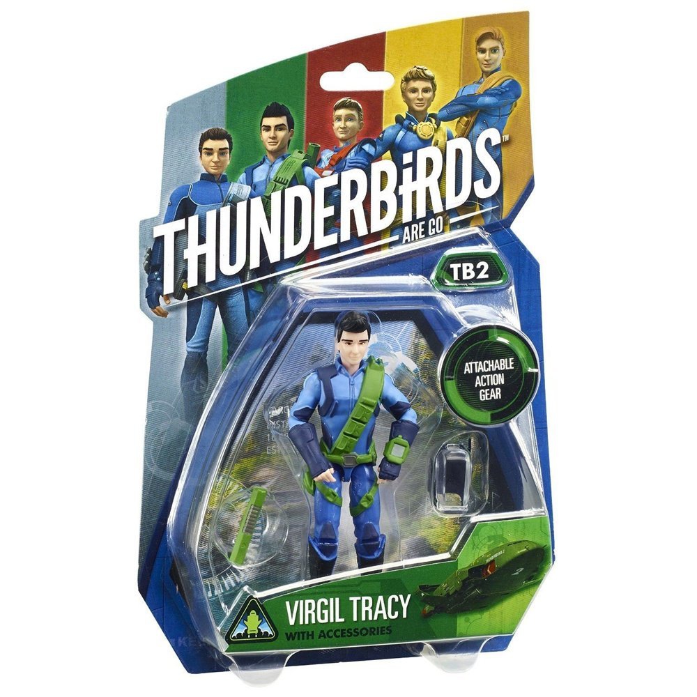 Thunderbirds Are Go Tb2 Virgil Tracy with Accessories Figure Toy
