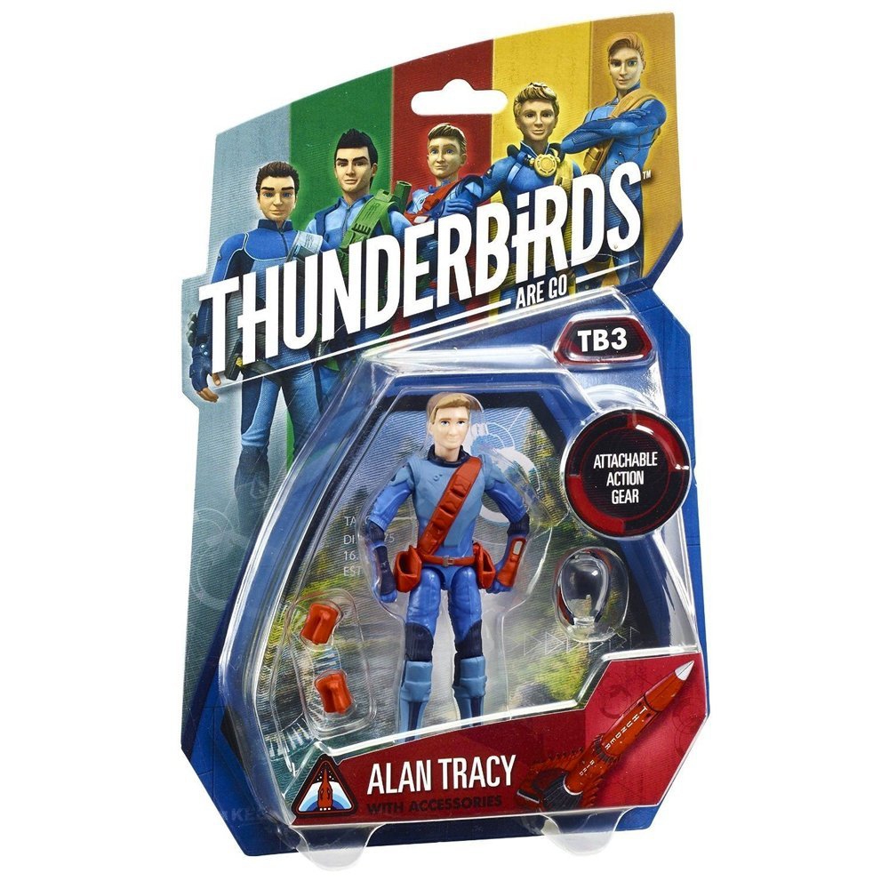 Thunderbirds Are Go Tb3 Alan Tracy with Accessories Figure Toy