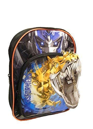 Transformers '3d Front Pocket' School Bag Rucksack Backpack