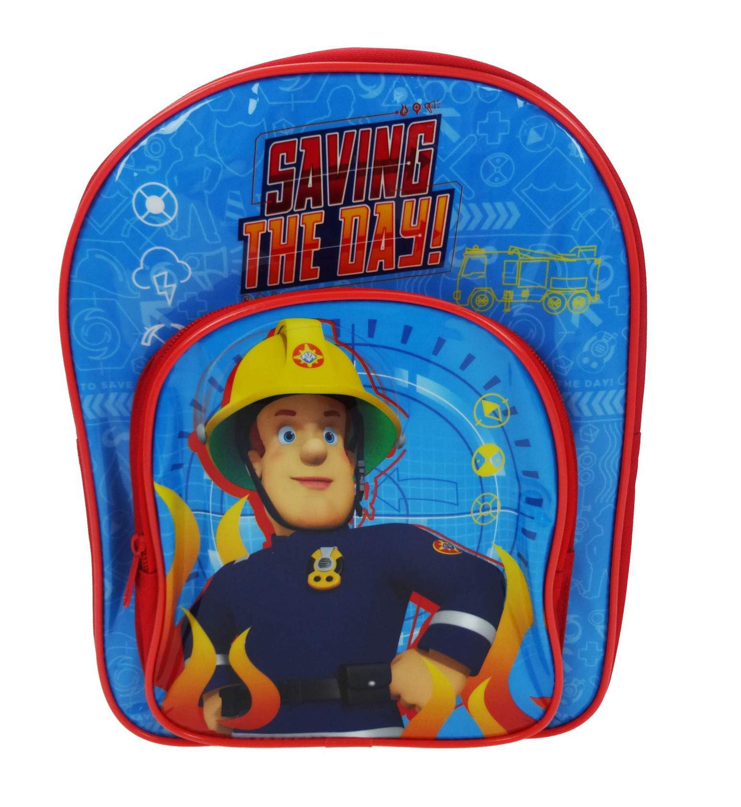 Fireman Sam 'Saving The Day' Arch School Bag Rucksack Backpack