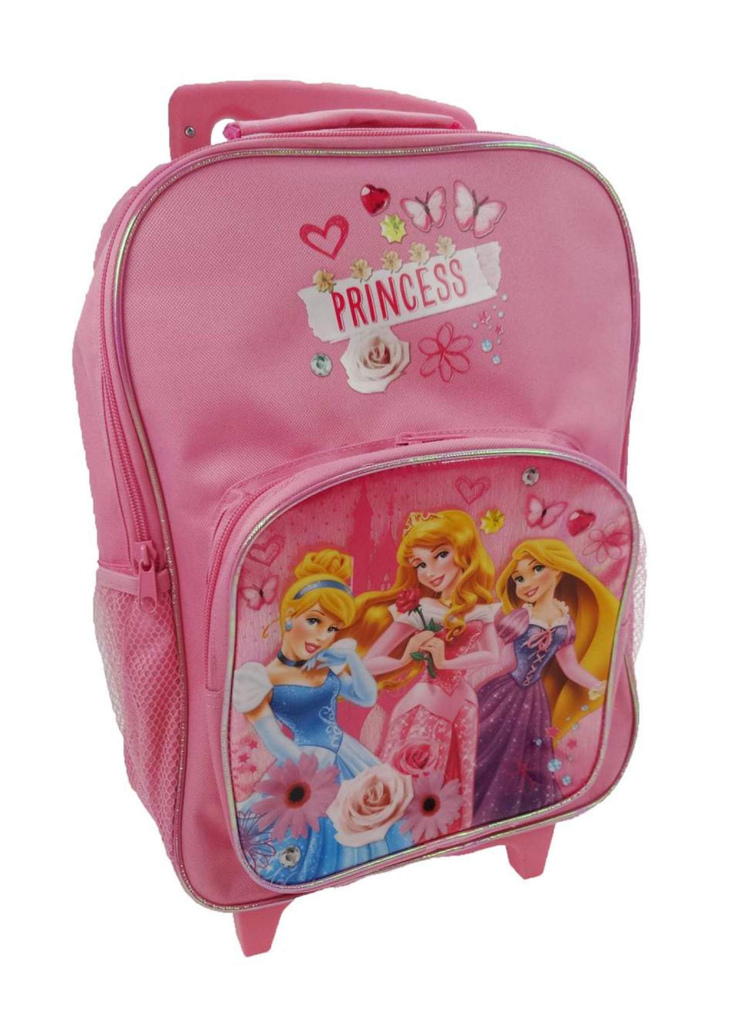 Disney Princess 'I Am a Princess' School Travel Trolley Roller Wheeled Bag