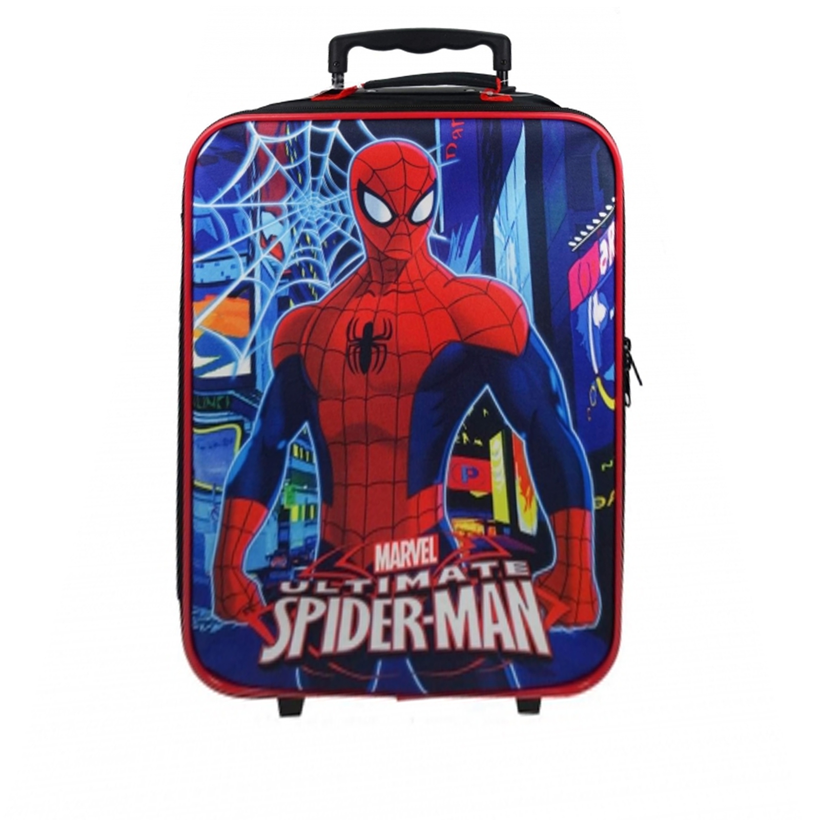 Marvel The Ultimate Spiderman 'Neon' Luggage Bag Set