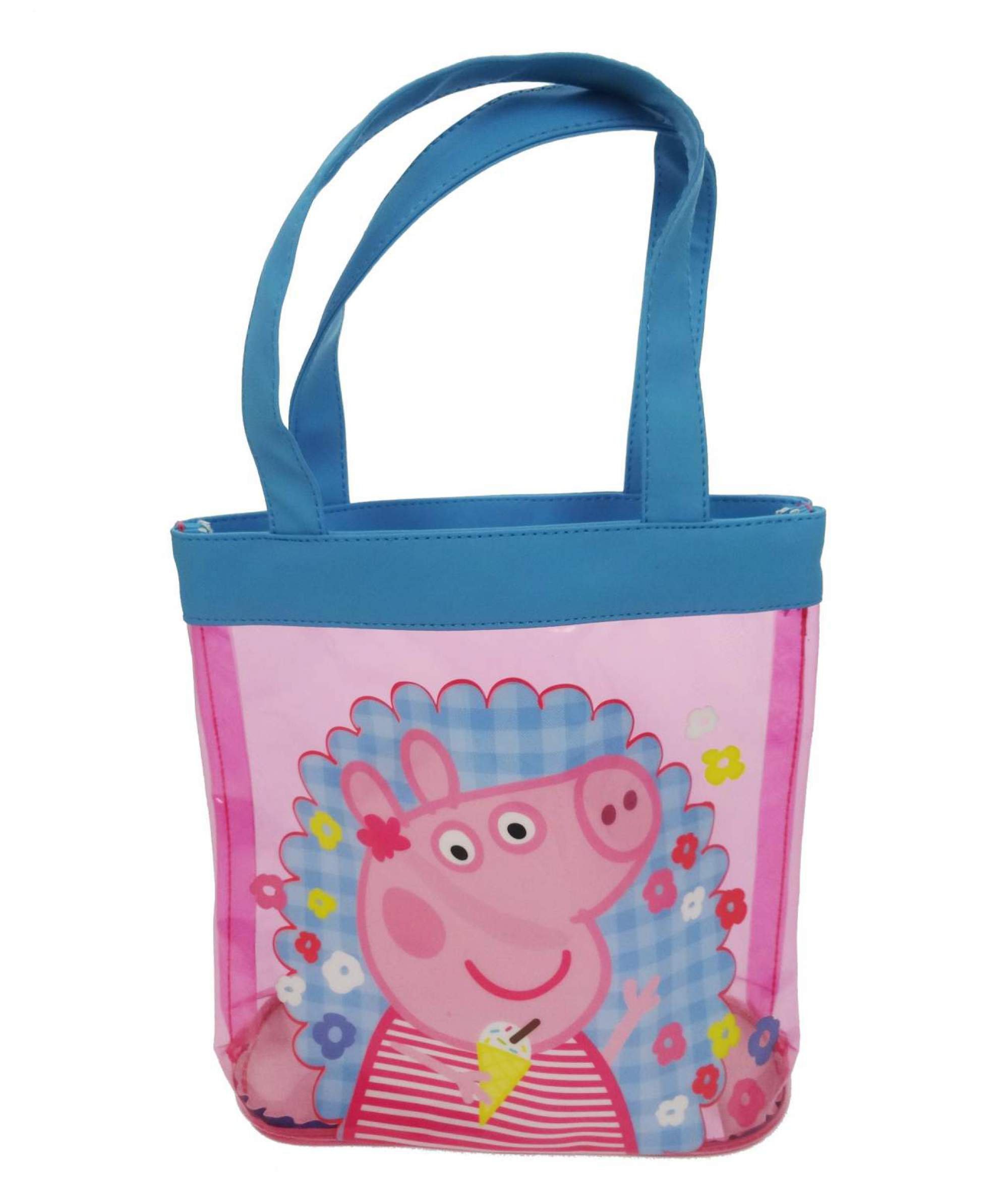 Peppa Pig 'Holiday' Pvc Tote Bag Shopping Shopper