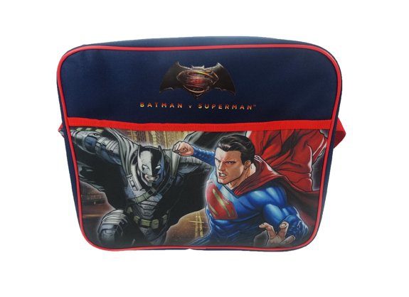Batman vs Superman Junior Justice 'Courier' School Shoulder Bag
