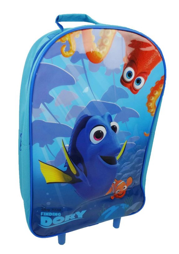 Disney Finding Nemo 'Dory' Coral Capers Pvc Front School Travel Trolley Roller Wheeled Bag