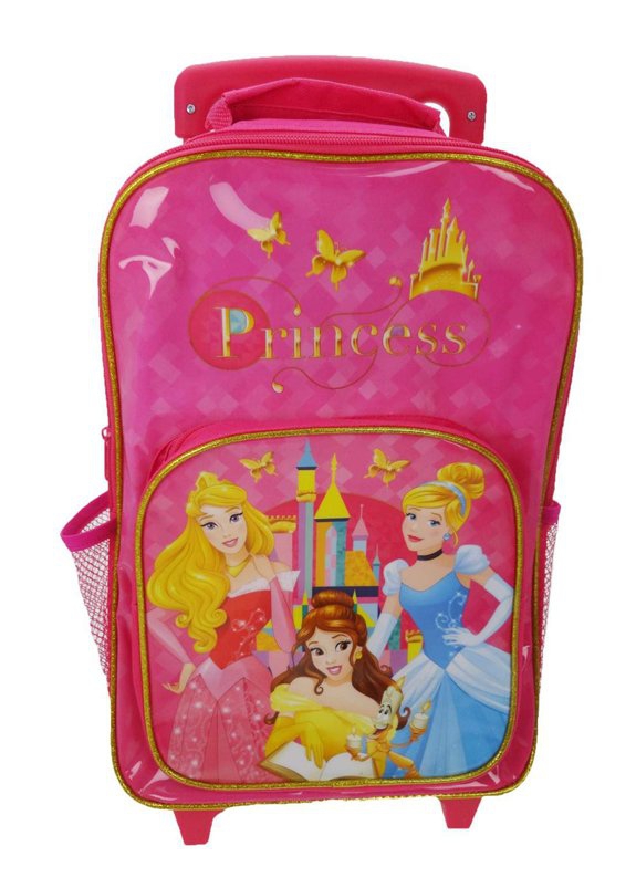 Disney Princess 'Fairytale Friendship' School Travel Trolley Roller Wheeled Bag