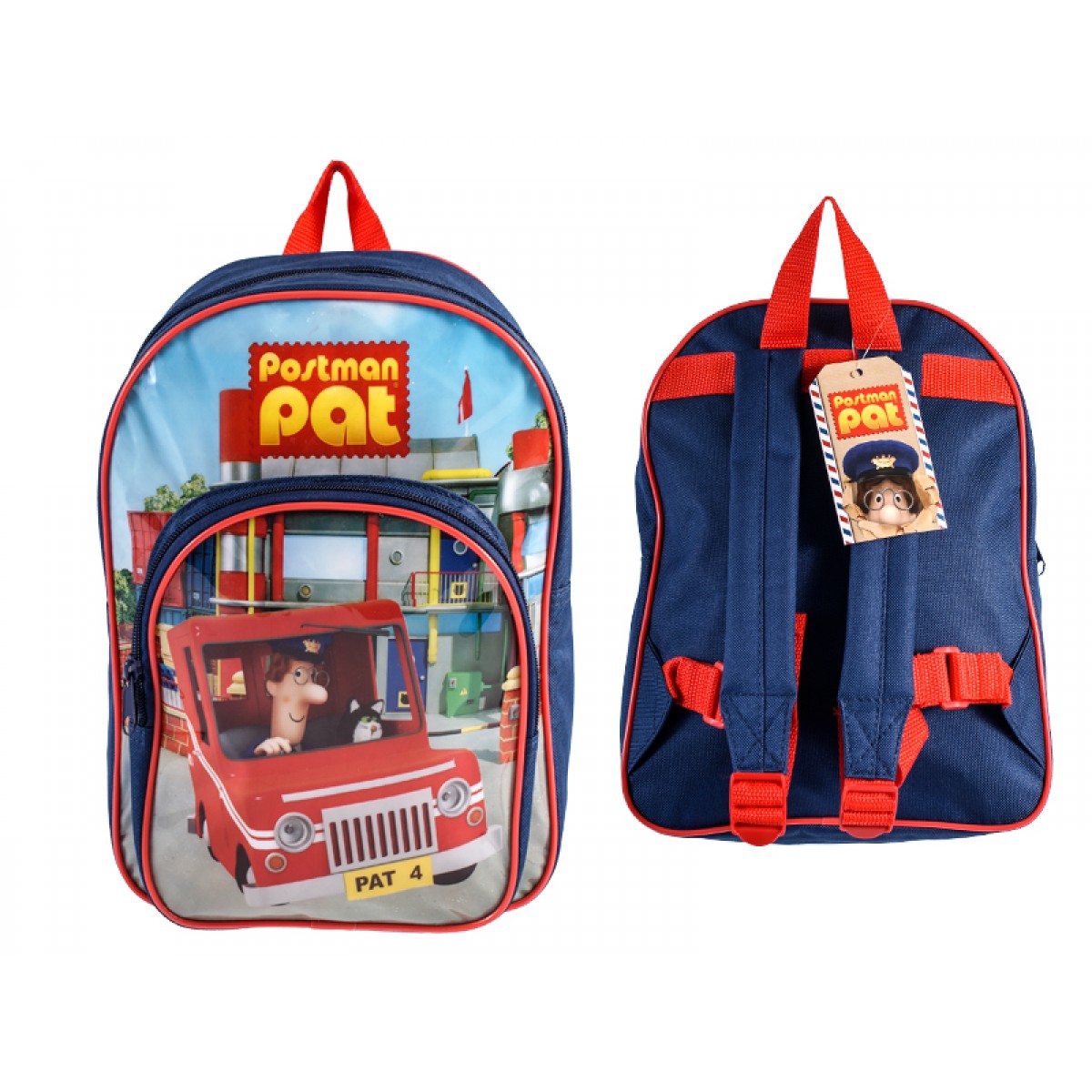 Postman Pat 'Arch Pocket' School Bag Rucksack Backpack
