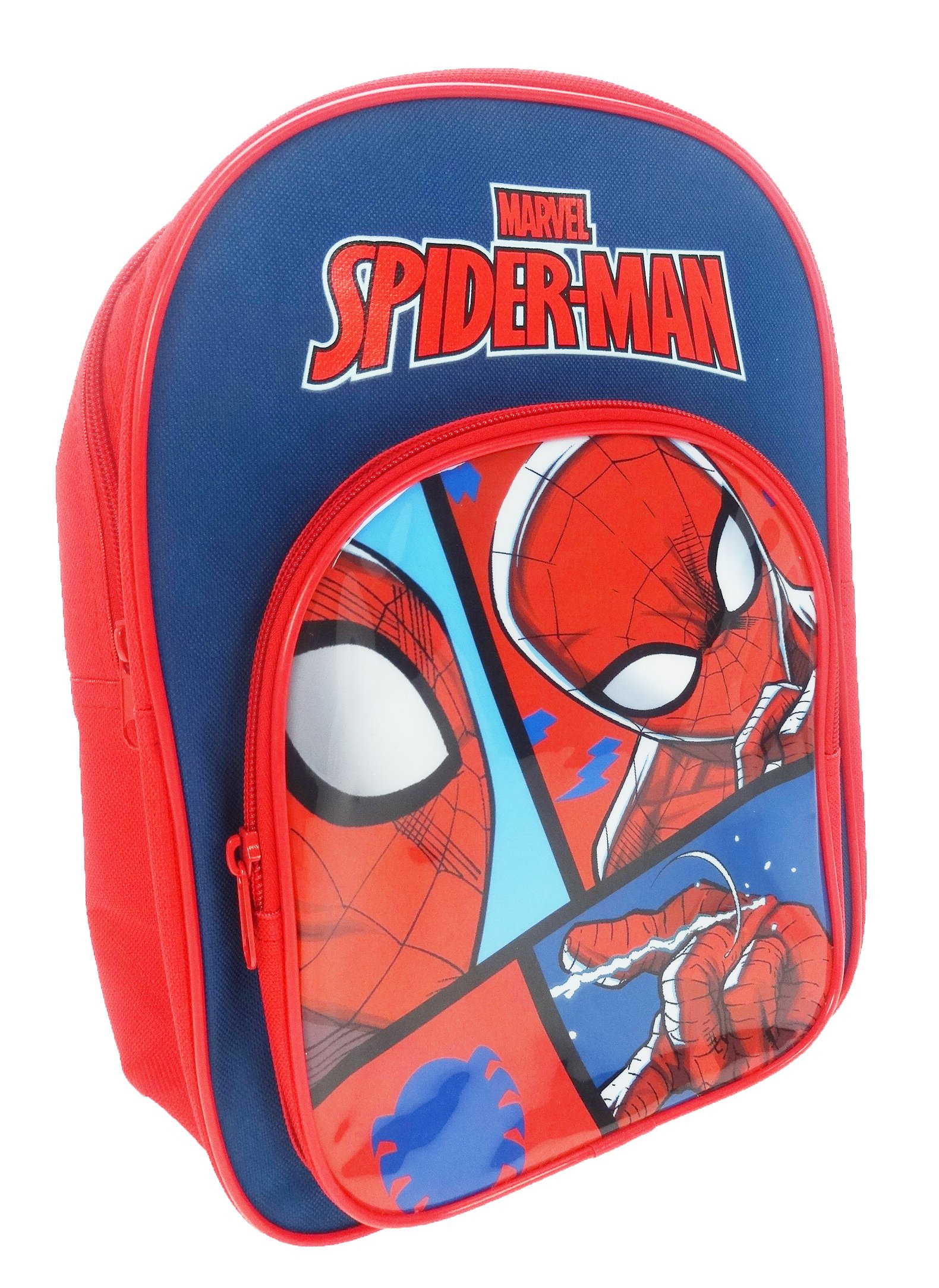 Spiderman 'Abstract' Arch Pocket School Bag Rucksack Backpack