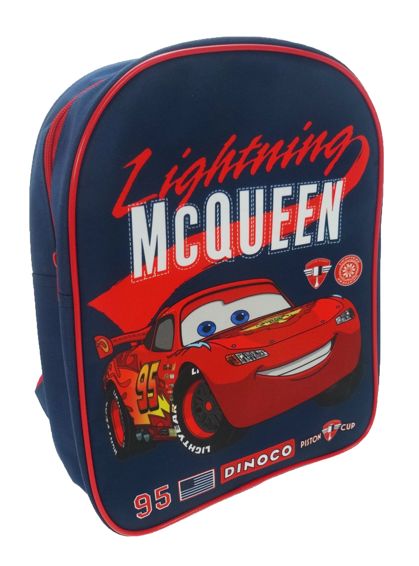 Disney Cars 'Lightning Mcqueen' Pvc Front School Bag Rucksack Backpack
