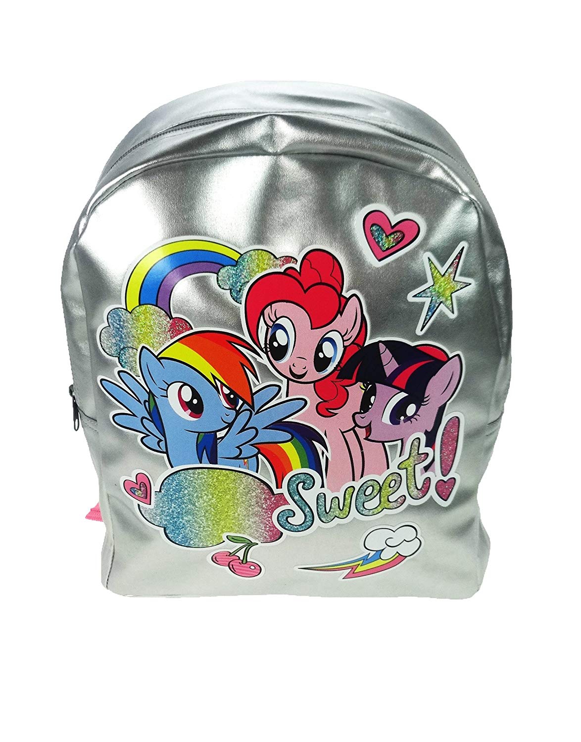 My Little Pony Novelty Silver School Bag Rucksack Backpack