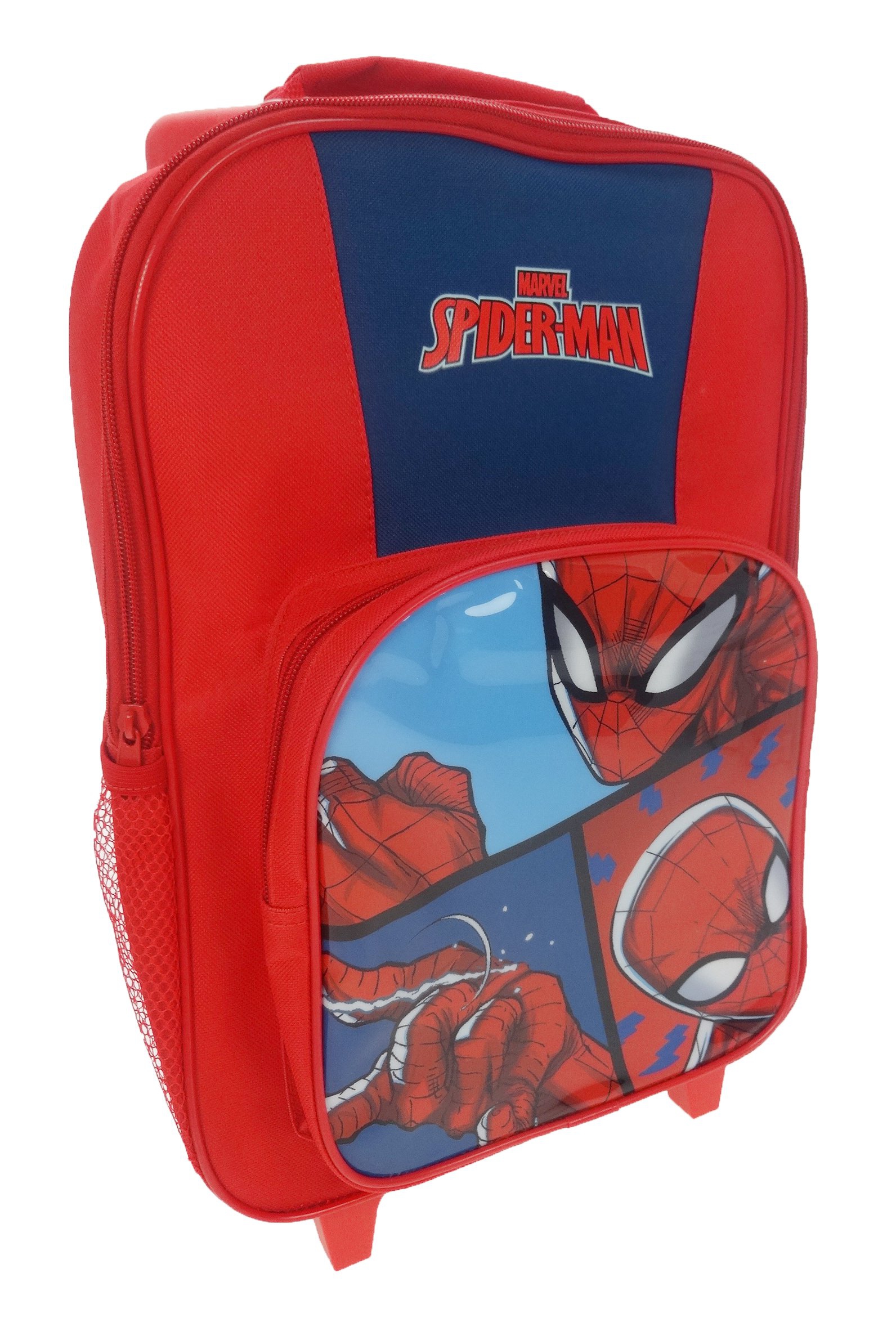 Spiderman 'Abstract' Premium School Travel Trolley Roller Wheeled Bag