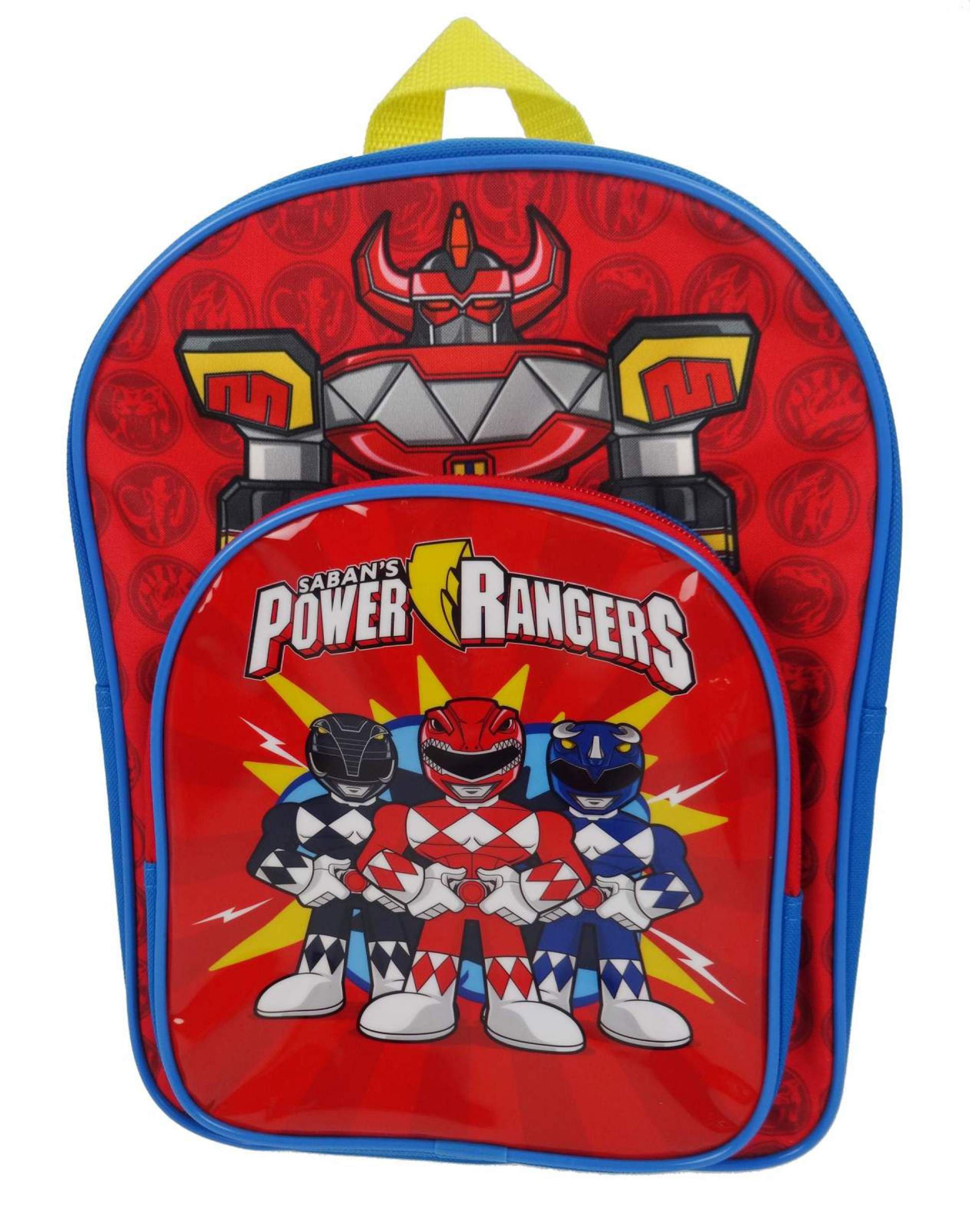 Power Rangers Saban'S ' Arch Pocket' School Bag Rucksack Backpack