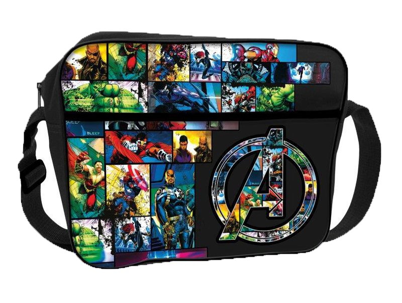 Avengers 'Action' Courier School Shoulder Bag