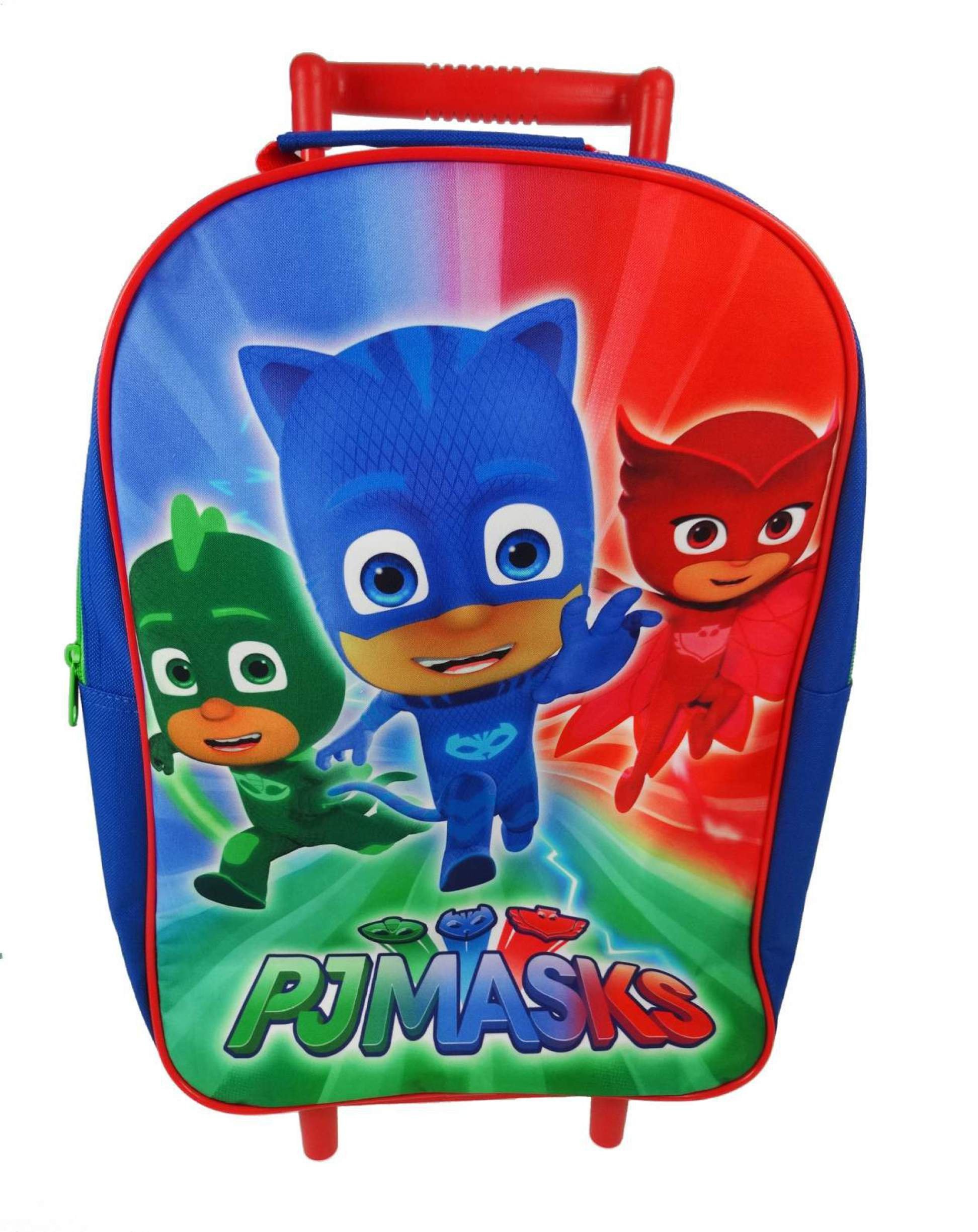 Disney Pj Masks 'It' S Time To Be a Hero' School Travel Trolley Roller Wheeled Bag