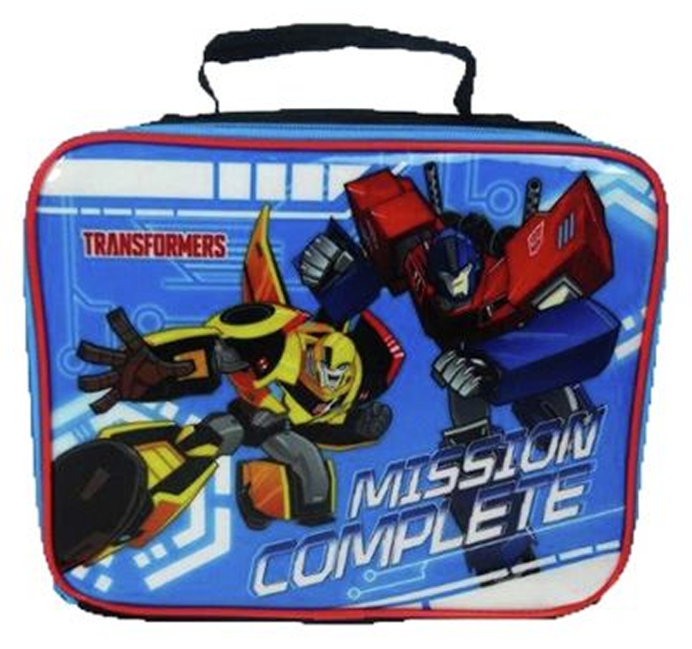 Transformers Mission Complete School Lunch Bag