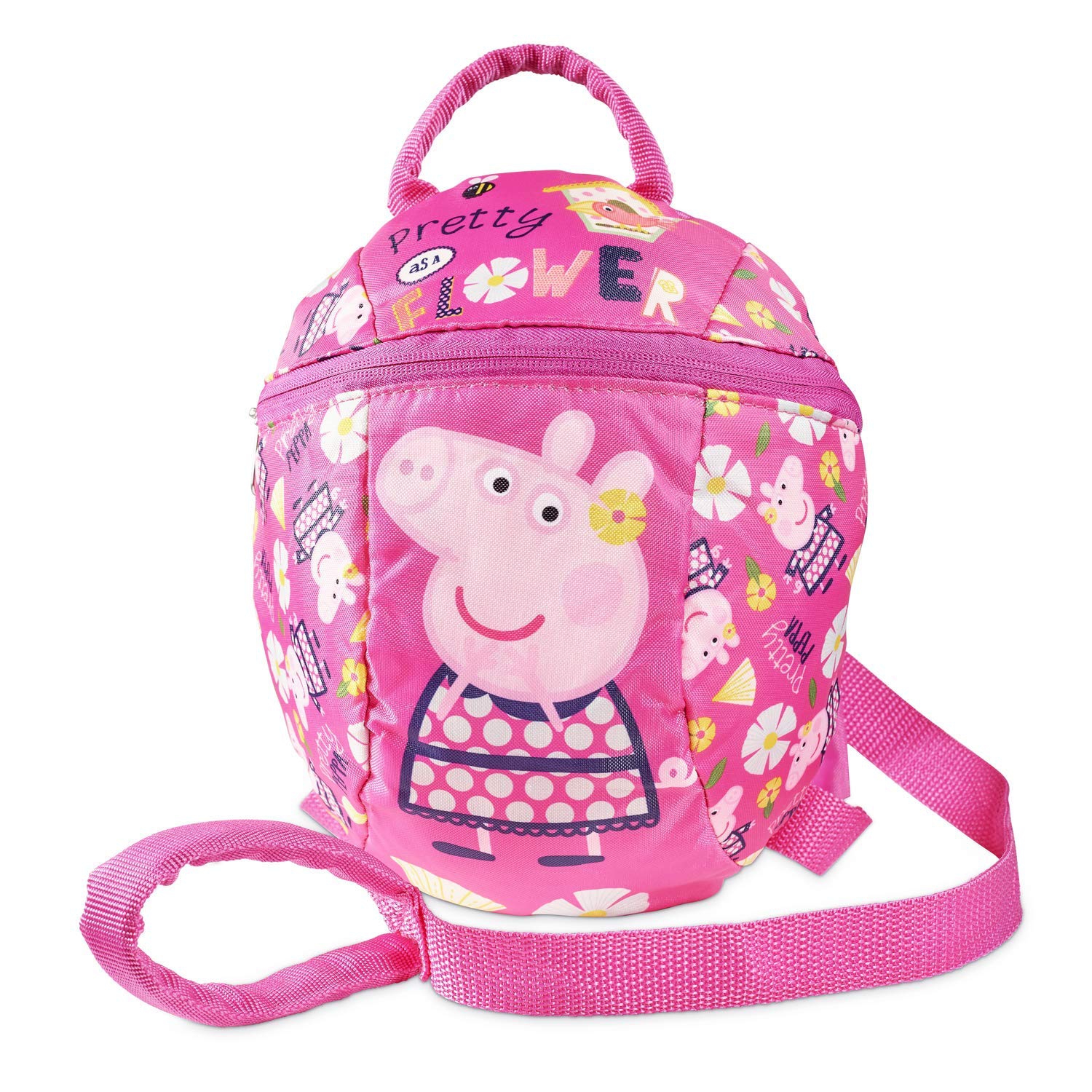 Peppa Pig with Reins School Bag Rucksack Backpack