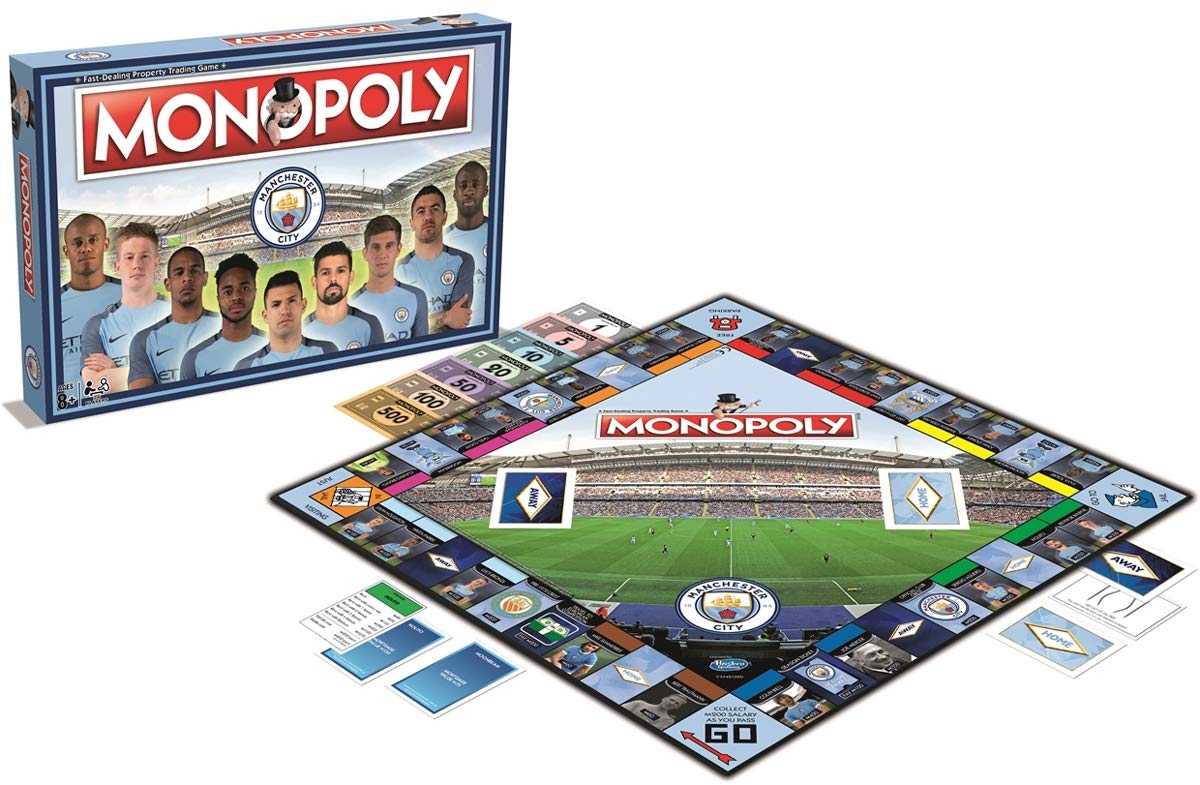 Manchester City Fc Monopoly Football Board Game Official