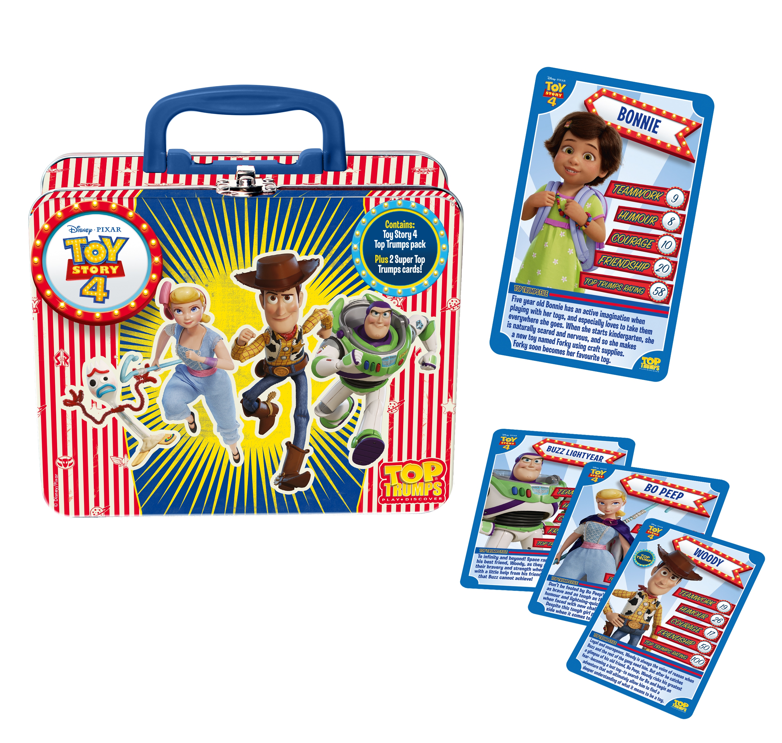 Disney Toy Story 4 Tin Collectors Card Game