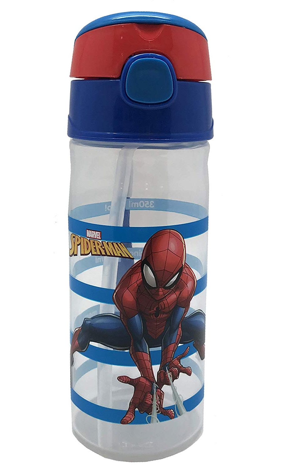 Spiderman Water Tracker 500ml Pop Up Canteen Bottle