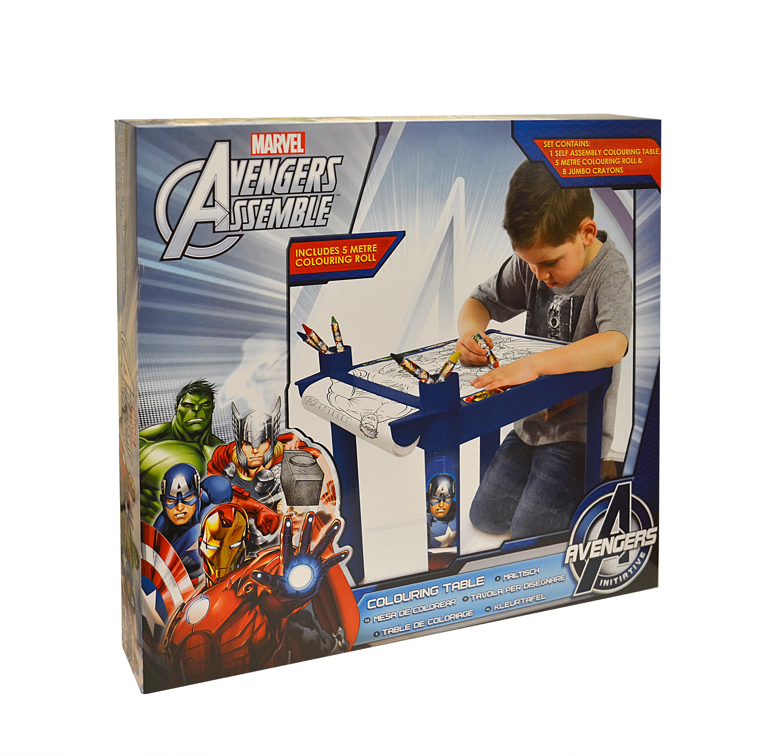 Marvel Avengers Assemble Colouring Table Stationery