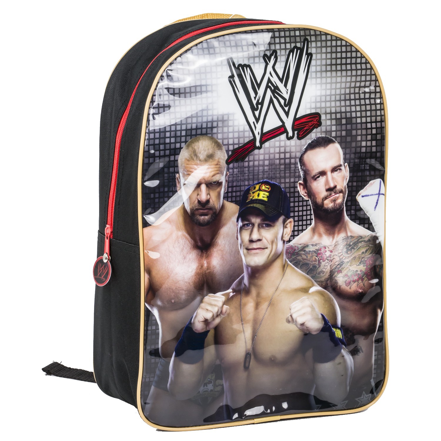 WWE 'Raw' Large Pvc Front School Bag Rucksack Backpack