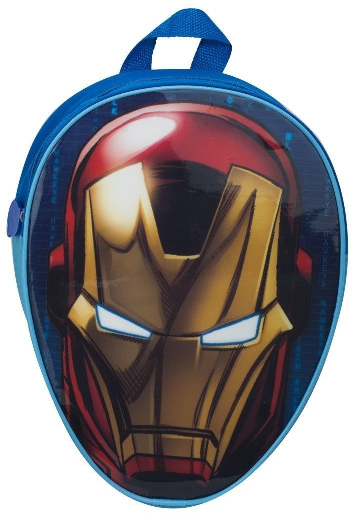 Marvel Avengers Assemble 'Iron Man 2' Head Shaped School Bag Rucksack Backpack