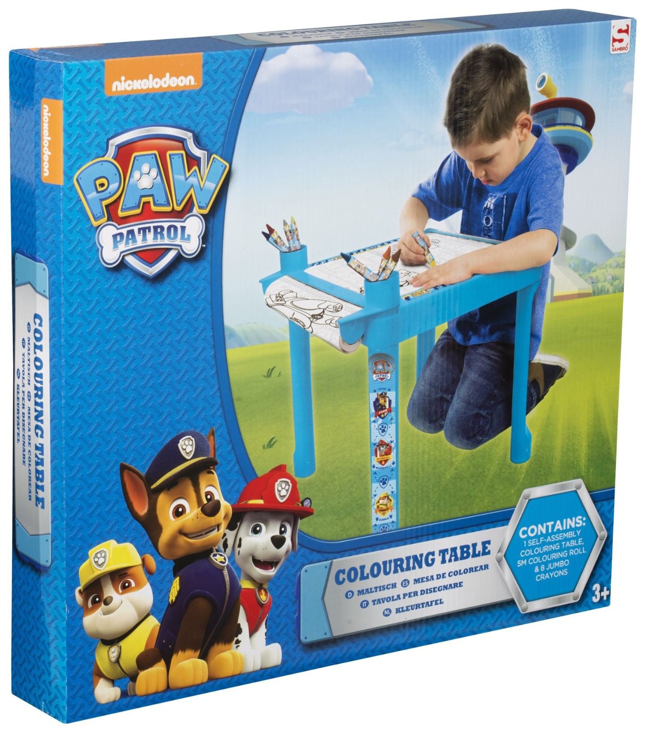 Nickelodeon Paw Patrol Colouring Table Stationery