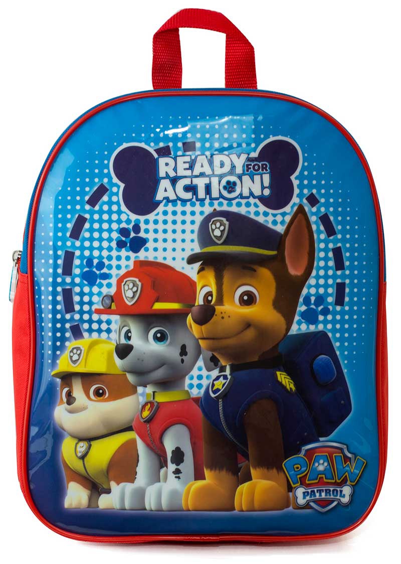 Nickelodeon Paw Patrol 'Ready For Action' Boys Junior School Bag Rucksack Backpack