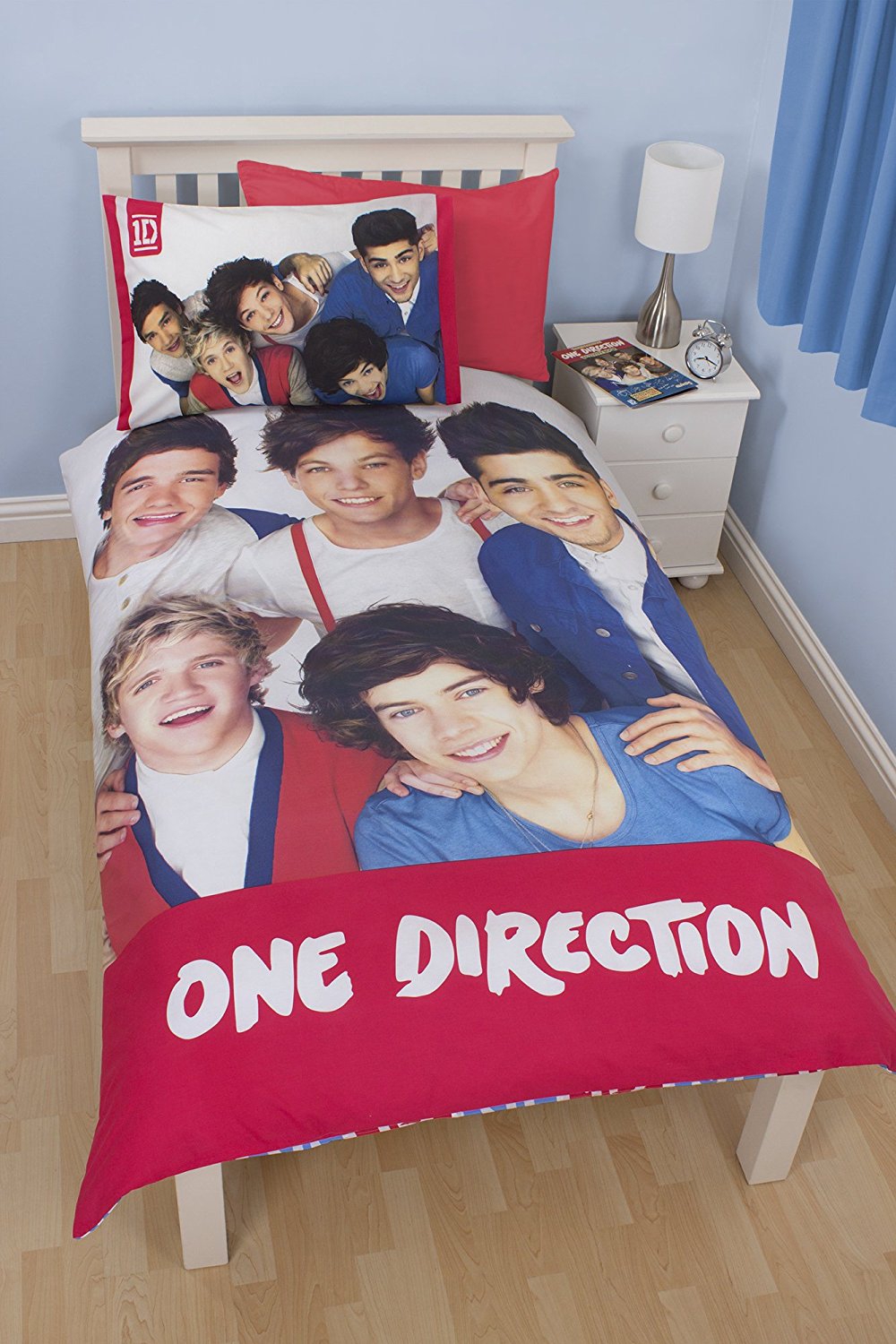 One Direction Craze Panel Single Bed Duvet Quilt Cover Set