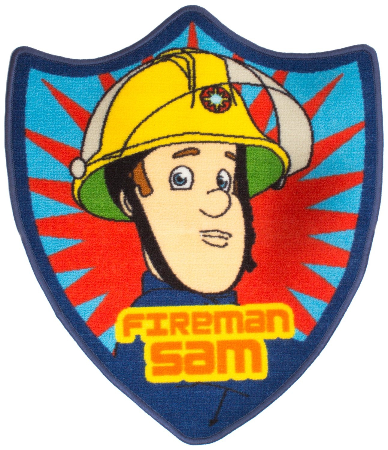 Fireman Sam 'Brave' Shaped Rug