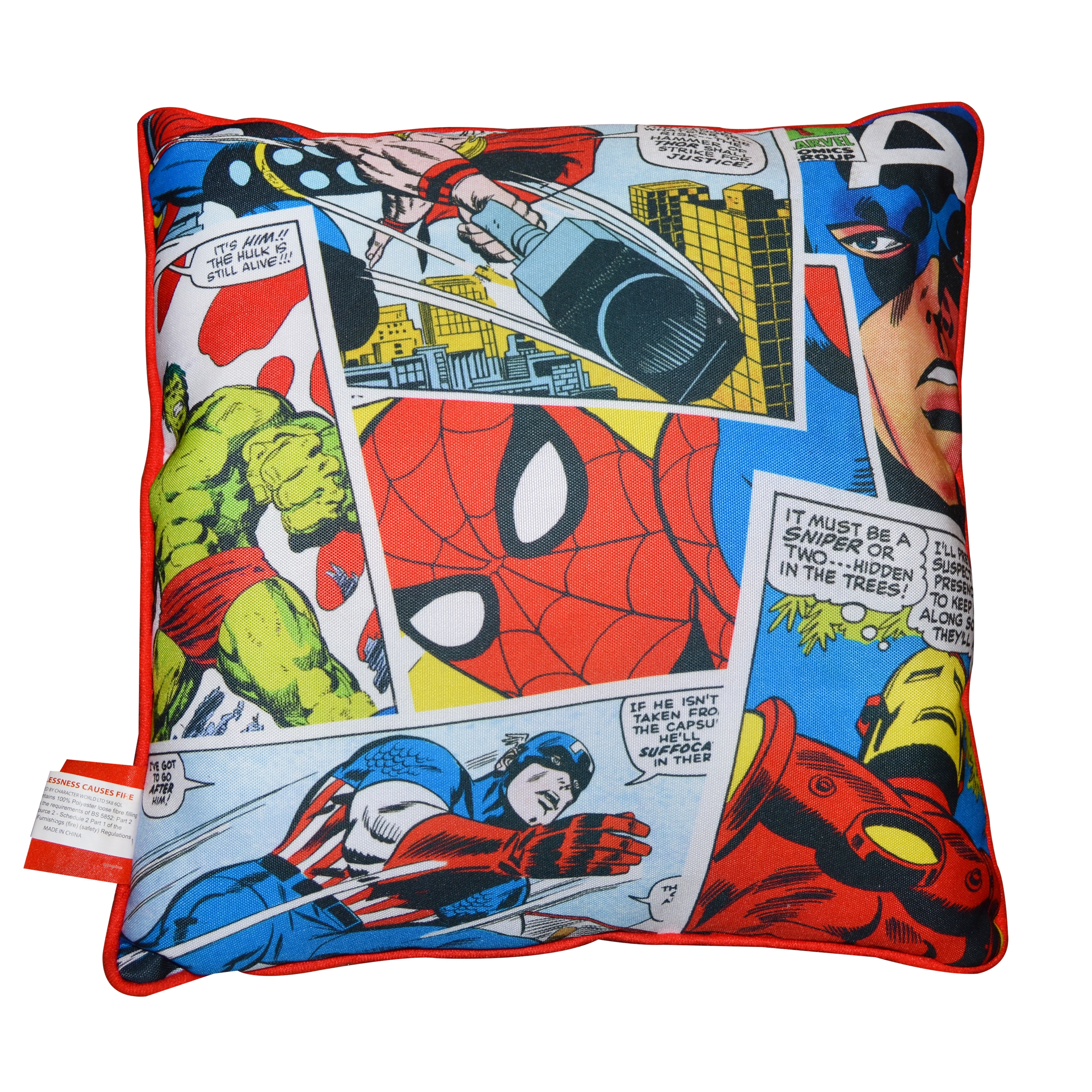 Marvel Comics Justice Canvas Printed Cushion