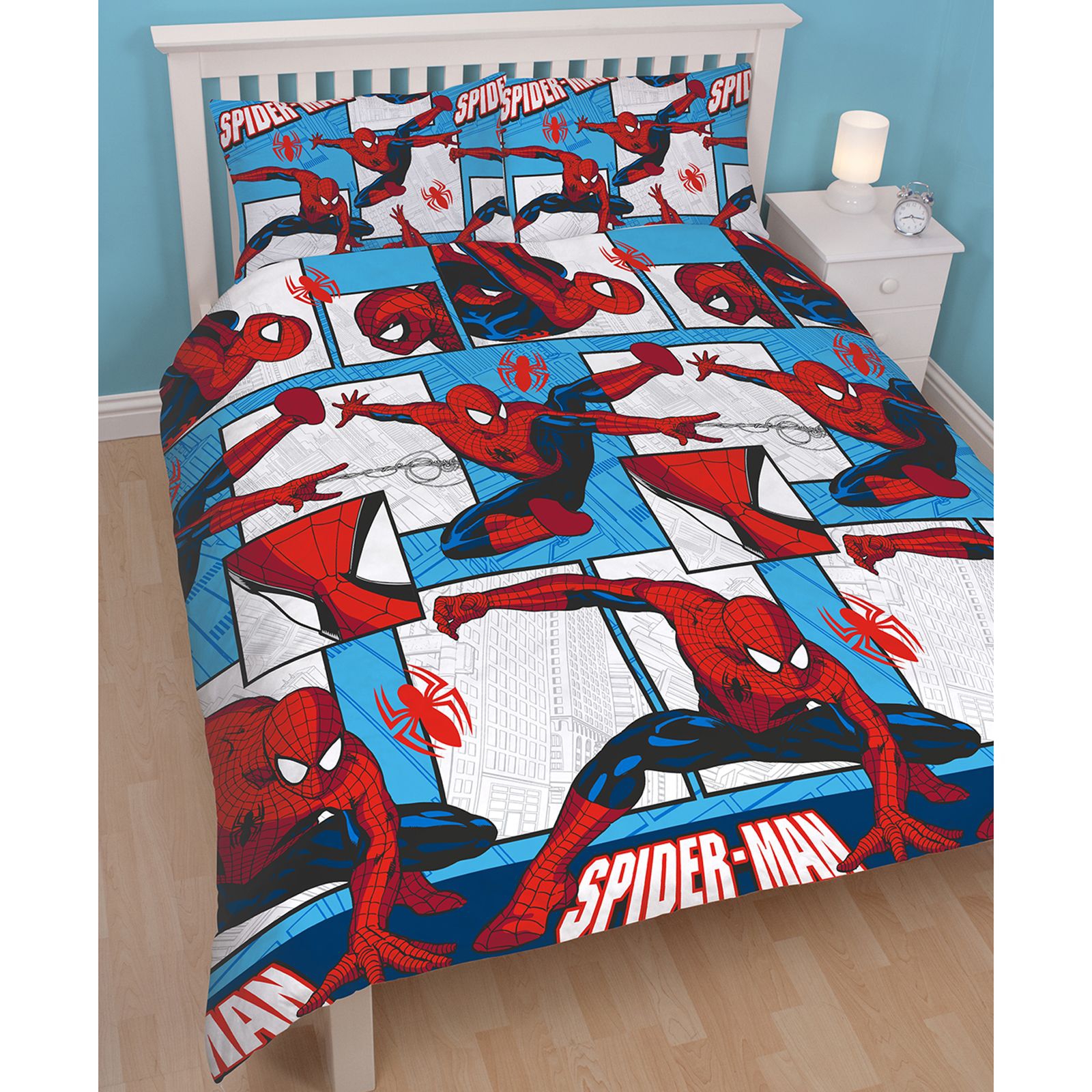 Marvel The Ultimate Spiderman Parker Rotary Double Bed Duvet