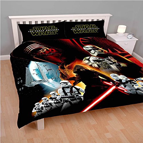 Disney Star Wars 'Force Awakens' Panel Double Bed Duvet Quilt Cover Set
