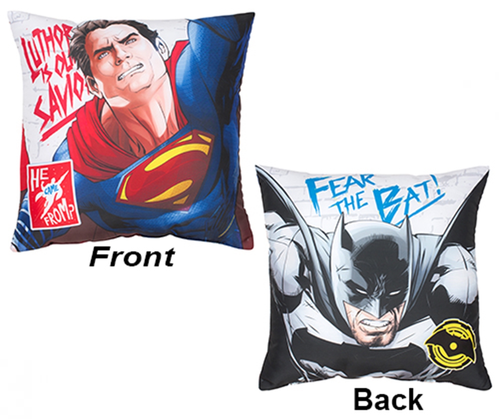 Batman vs Superman 'Clash' Printed Cushion