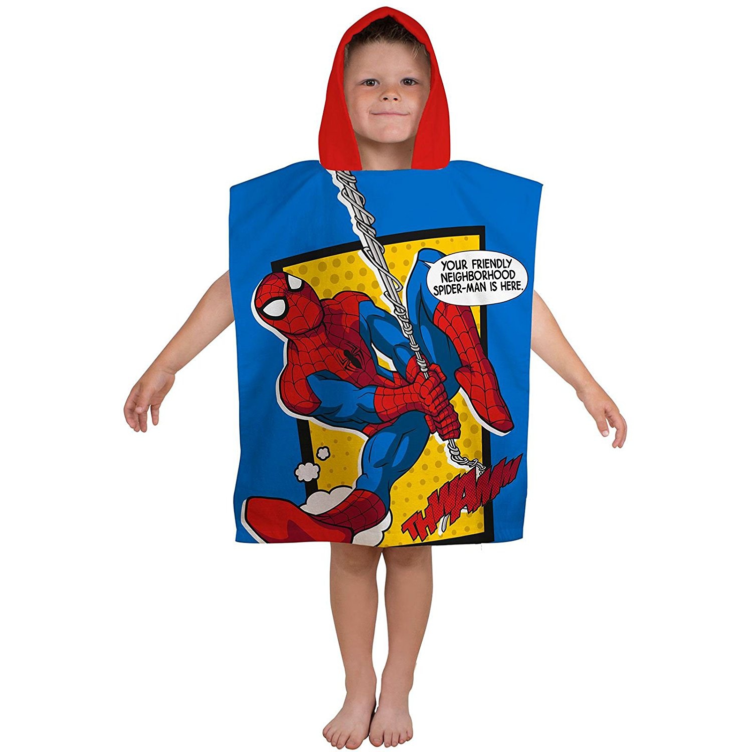 Spiderman 'Webhead' Poncho Towel
