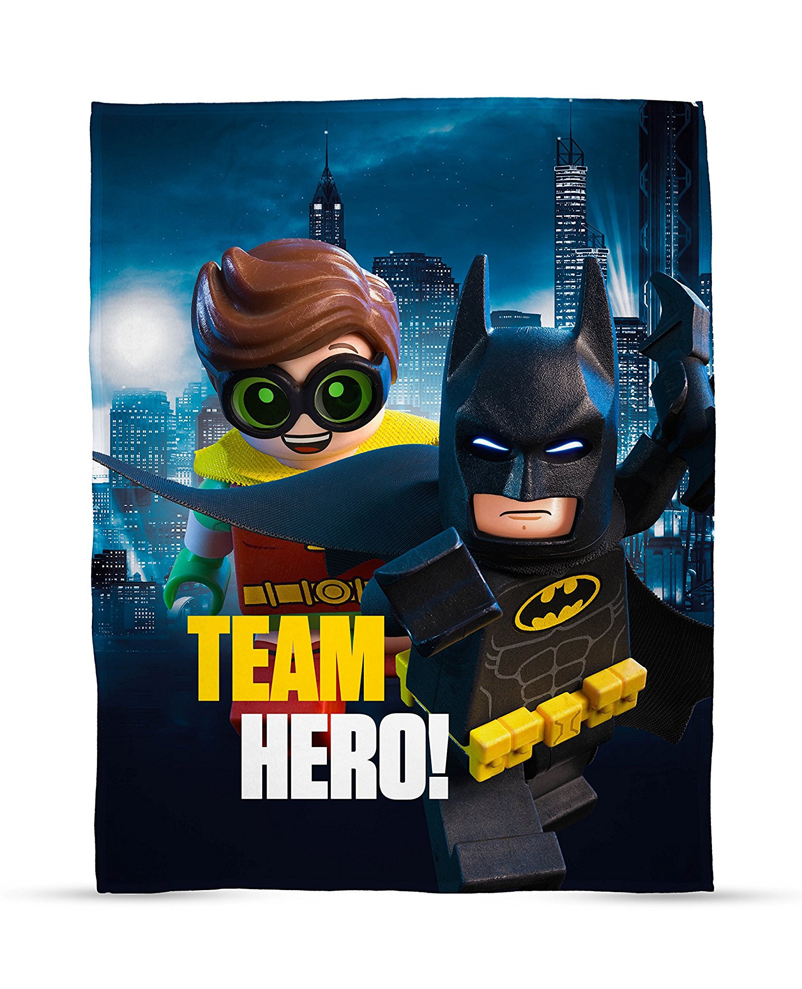 Lego Batman Movie 'Hero' Panel Fleece Blanket Throw