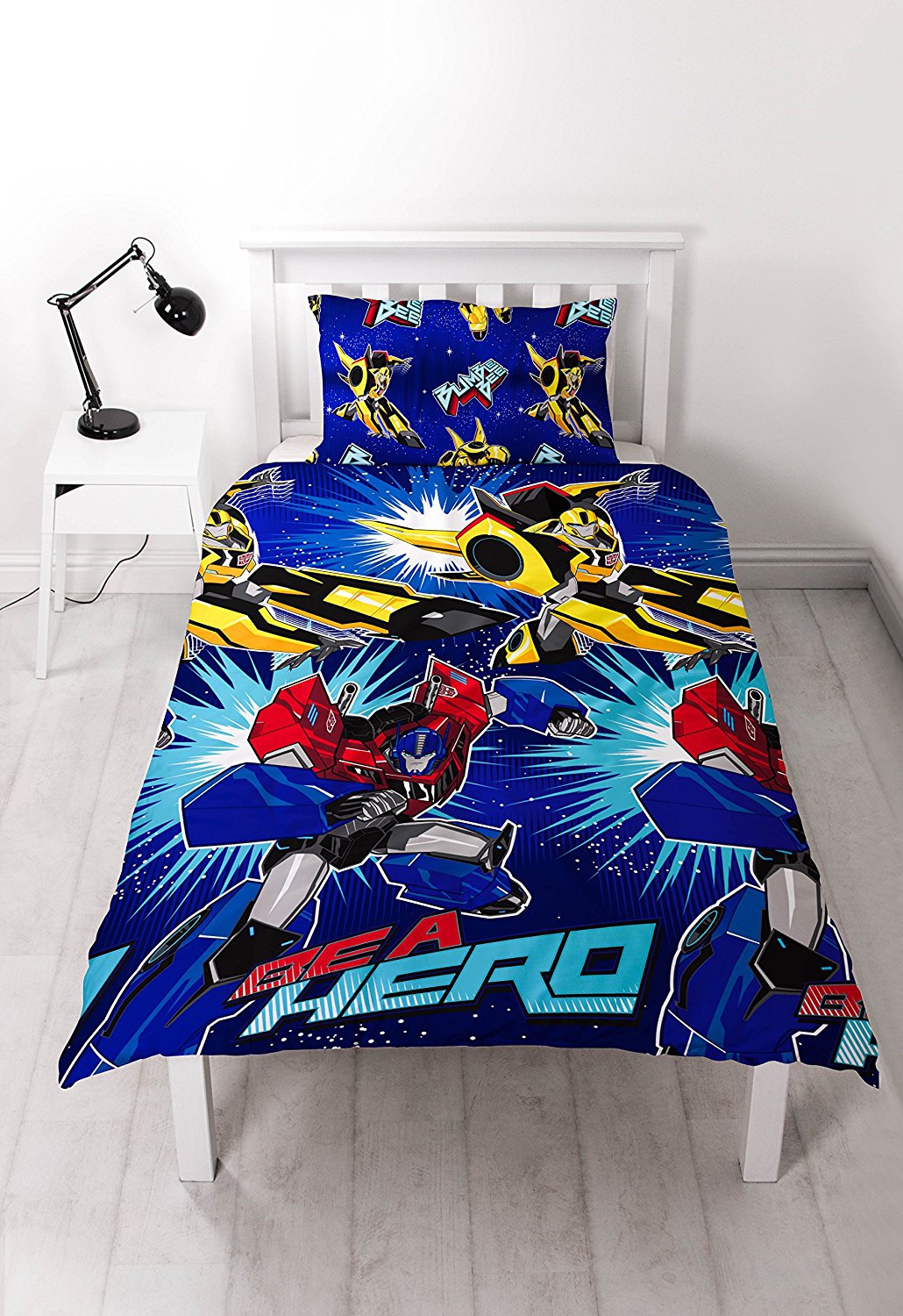 Transformers 'Hero' Rotary Single Bed Duvet Quilt Cover Set