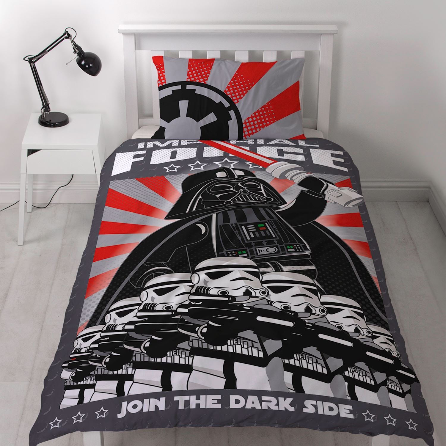 Lego Star Wars 'Imperial' Panel Single Bed Duvet Quilt Cover Set