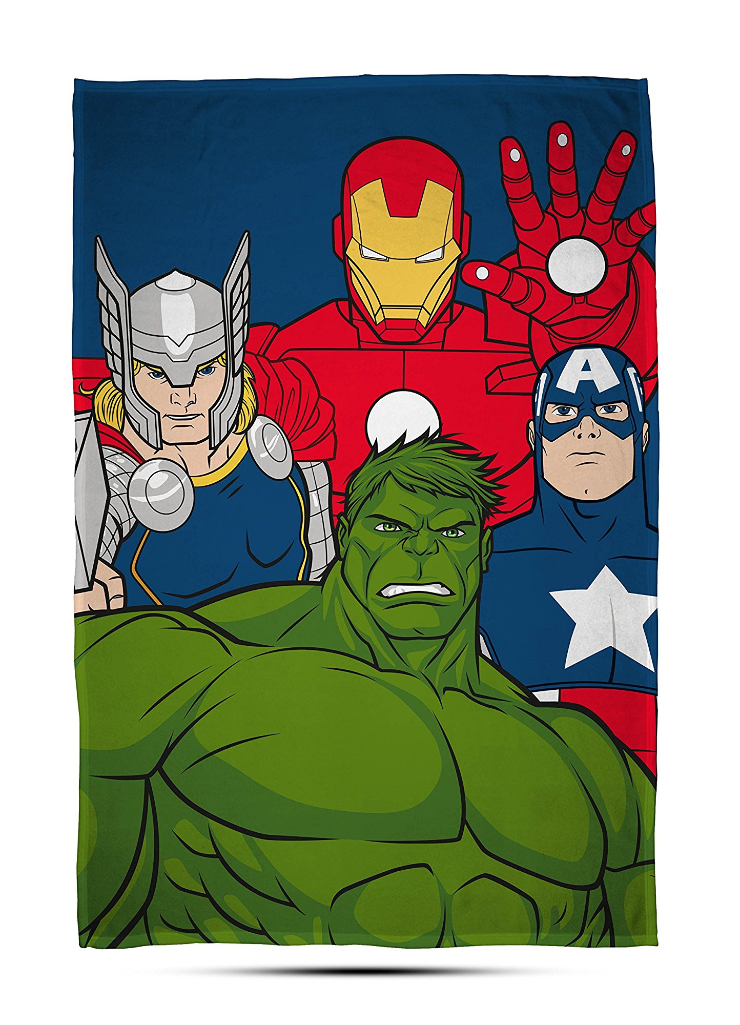 Avengers 'Mission' Panel Fleece Blanket Throw