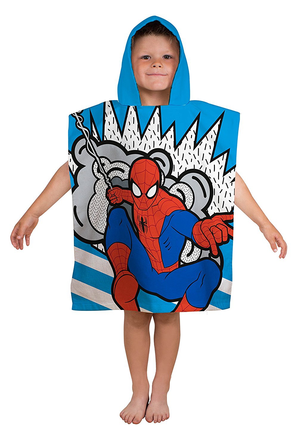 Ultimate Spiderman 'Abstract' Poncho Towel