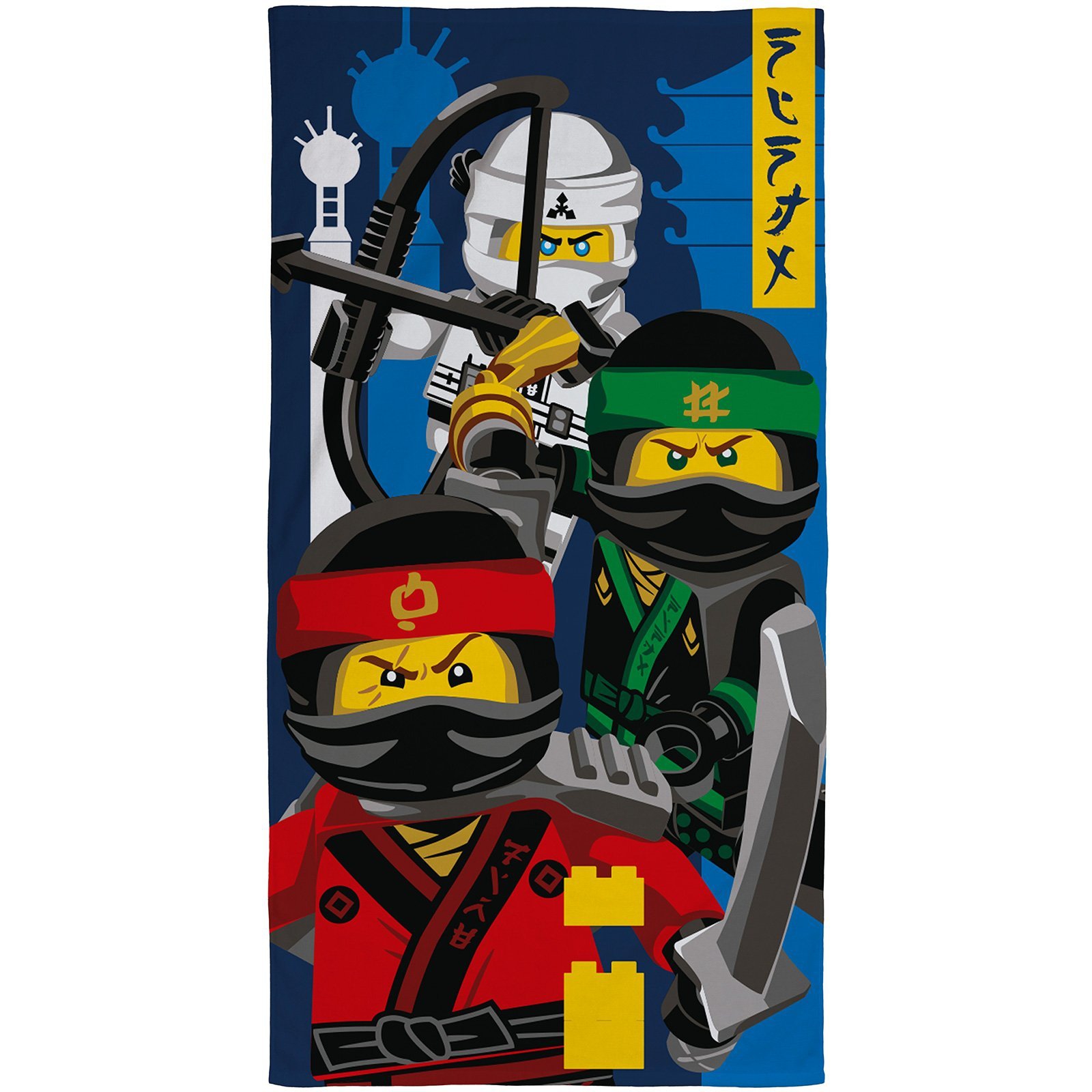 Lego Ninjago 'Movie' Velour Printed Beach Towel