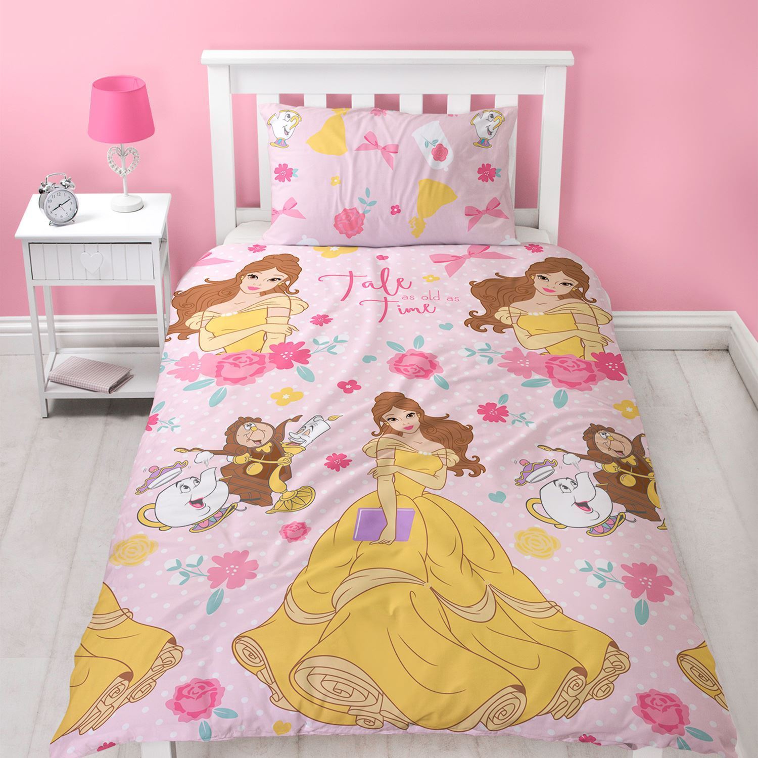 Disney Princess Royal Rotary Single Bed Duvet Quilt Cover Set