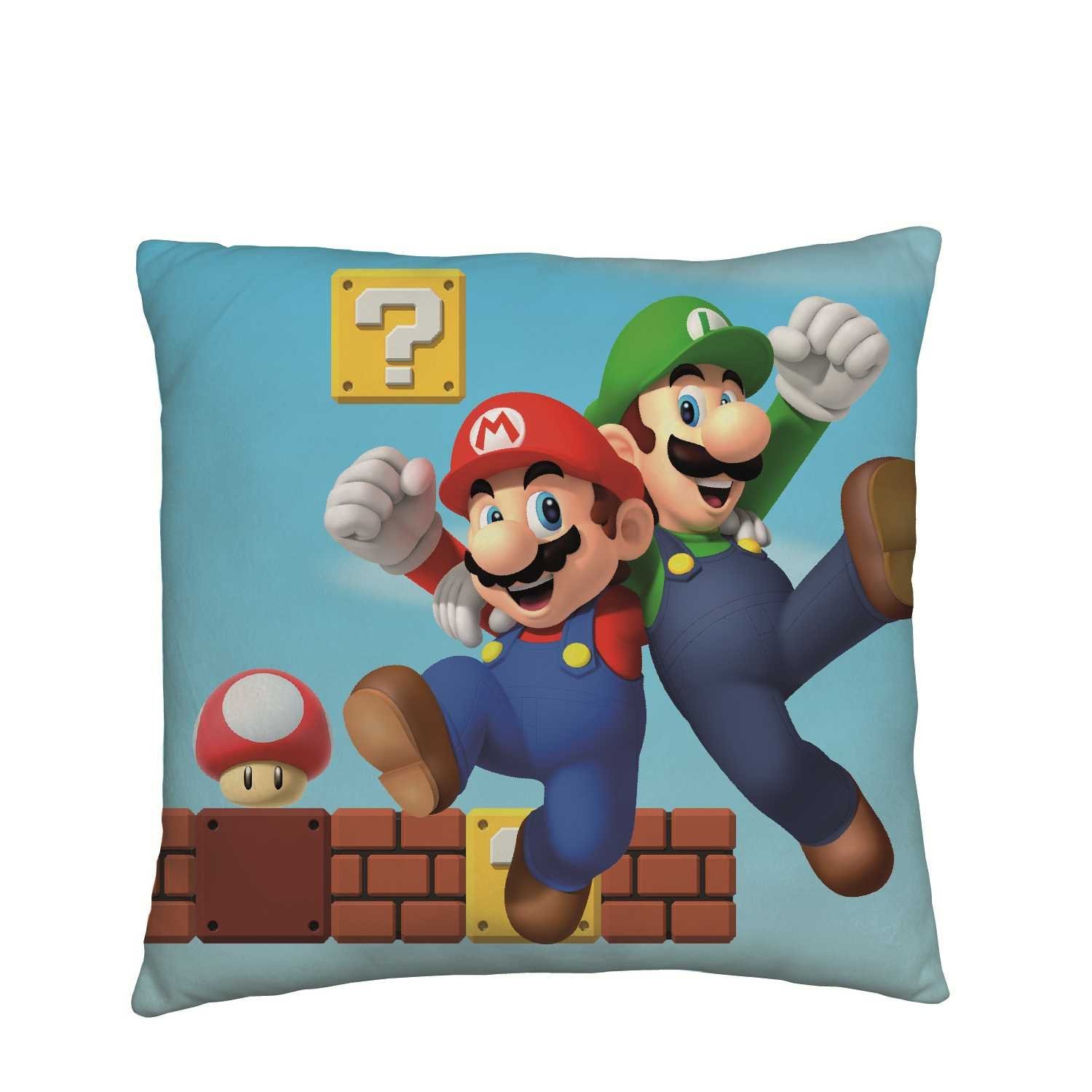 Nintendo Mario Gang Square Cushion Printed