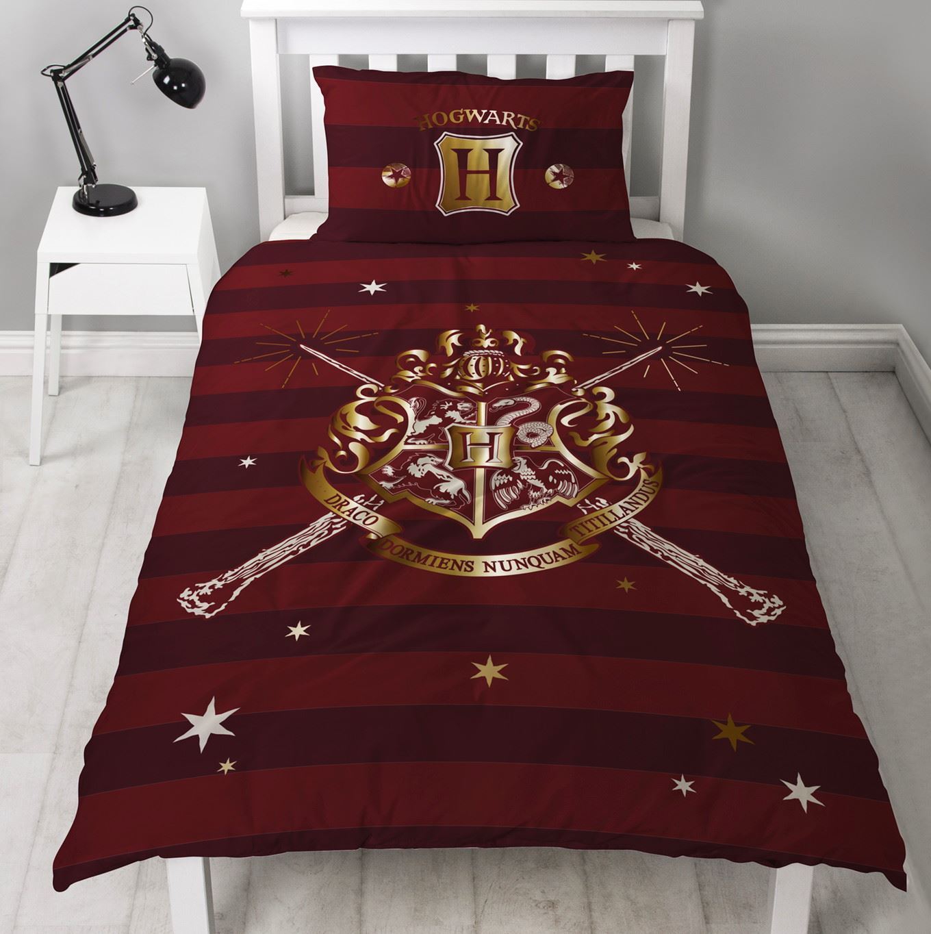 Harry Potter Noel Panel Single Bed Duvet Quilt Cover Set 5056197112564