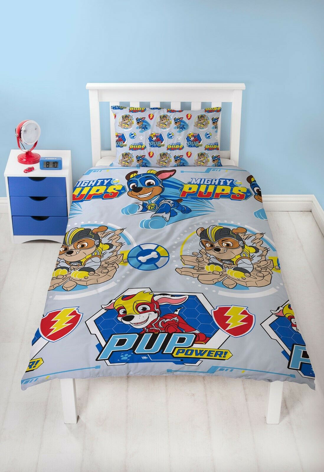 Paw Patrol Super Rotary Single Bed Duvet Quilt Cover Set