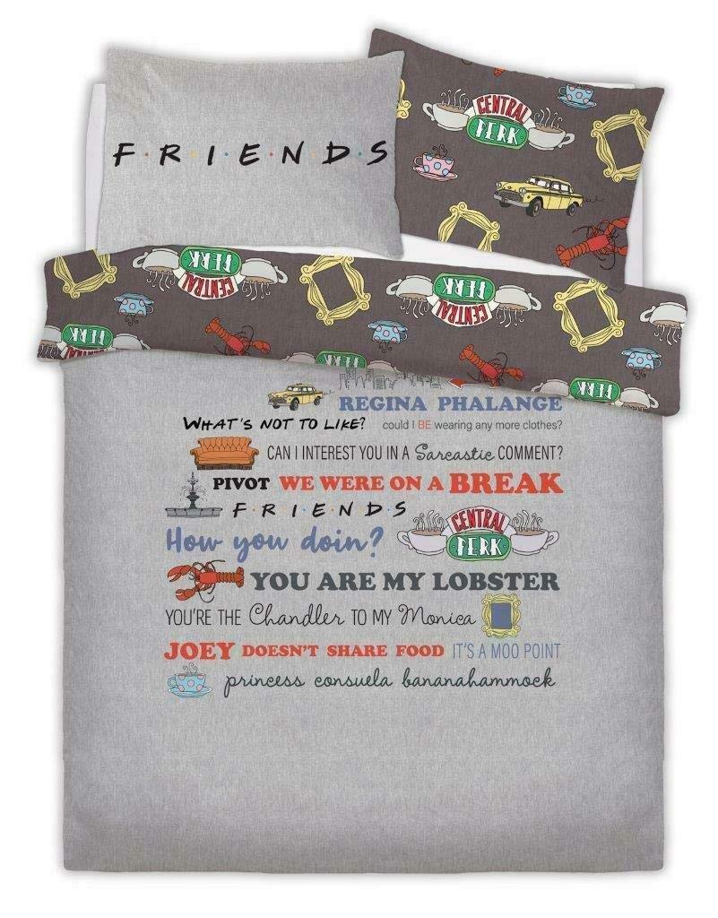 Friends The Tv Series Rotary Double Bed Duvet Quilt Cover Set