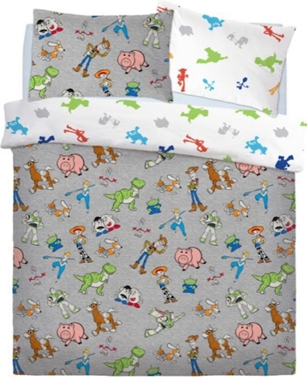 Disney Toy Story Are Back In Town Panel Double Bed Duvet Quilt Cover Set