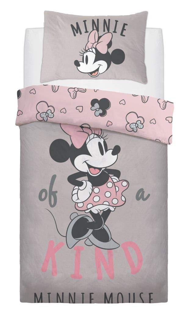 Disney Minnie Mouse One of a Kind Panel Single Bed Duvet Quilt Cover Set