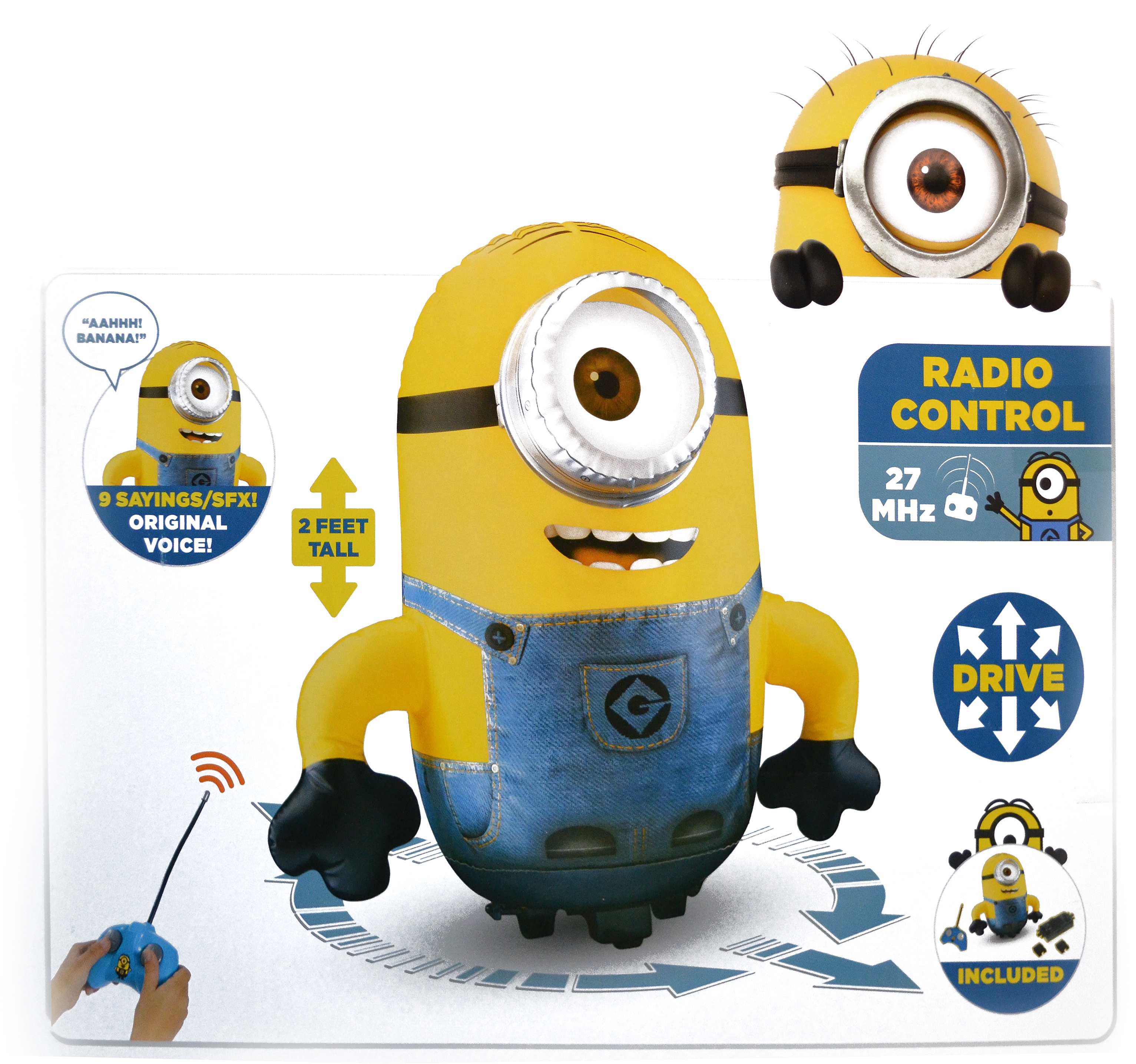 Despicable Me Minion 'Stuart' Radio Control Inflatable Toy